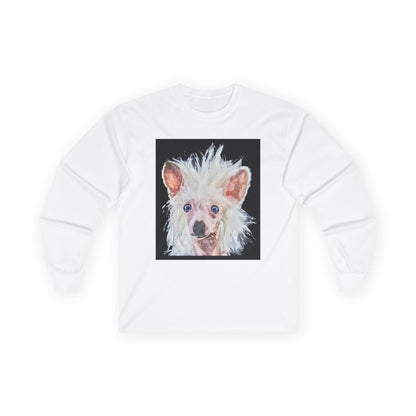Chinese Crested Unisex Cotton Long Sleeve Tee