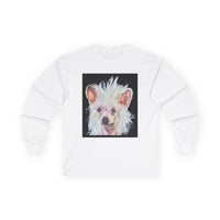 Chinese Crested Unisex Cotton Long Sleeve Tee