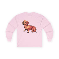 Dachshund 'Simone' Unisex Cotton Long Sleeve Tee