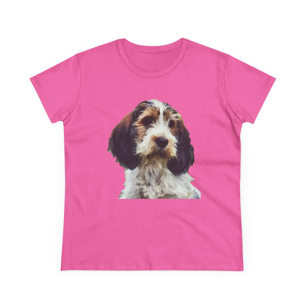 Petit Basset Griffon Vendéen Women's Midweight Cotton Tee