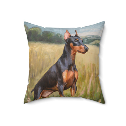 German Pinscher Spun Polyester Throw Pillow