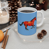 Horse 'Old Red' Ceramic Mug 11oz