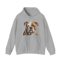 American Bulldog - Unisex 50/50 Hooded Sweatshirt