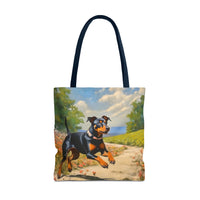 Manchester Terrier - Polyester Tote Bag (AOP)