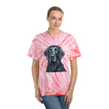 Flat-Coated Retriever Classic Tie-Dye Tee, Cyclone