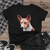 Basenji Women's Midweight Cotton Tee