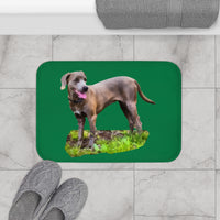 Blue Lacy 'Tex' Bathroom Rug Mat