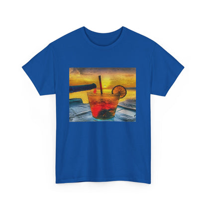Cocktails on Sifnos Island (Greece)Unisex Heavy Cotton Tee