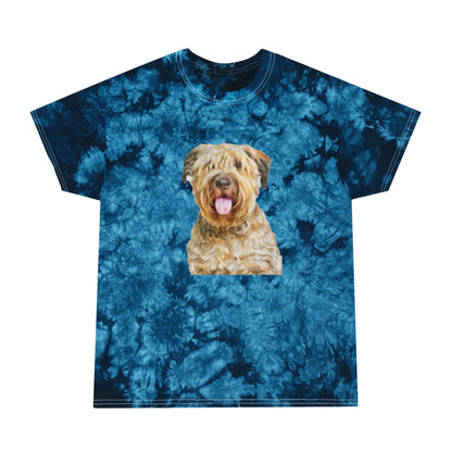 Bouvier des Flandres Unisex Cotton Tie-Dye Tee, Crystal