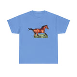 Miniature Horse 'Sam' Unisex Heavy Cotton Tee