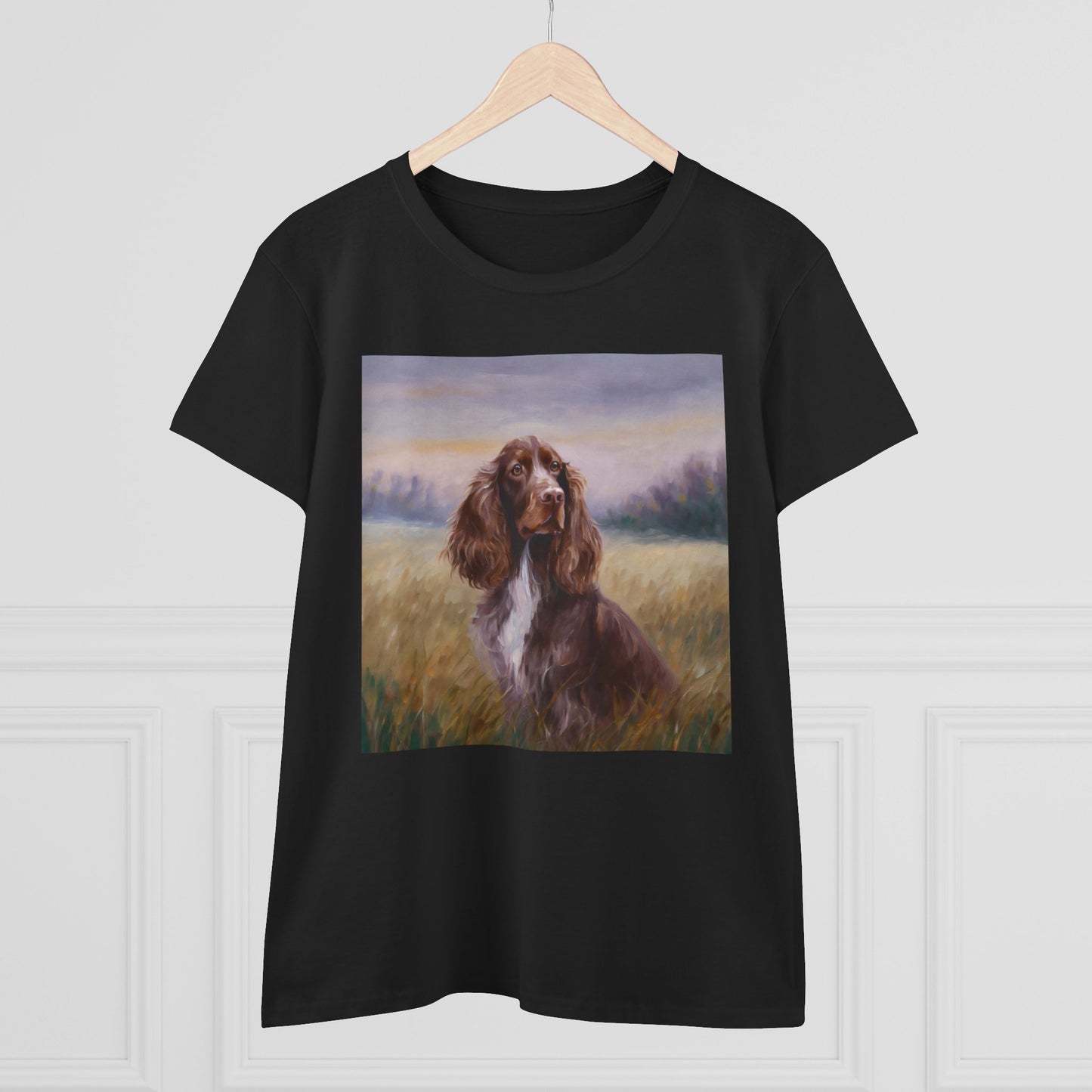 Field Spaniel Women's Midweight Cotton Tee