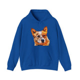 Whimsical Red Heeler - Australian Cattle Dog Unisex 50/50 Hoodie