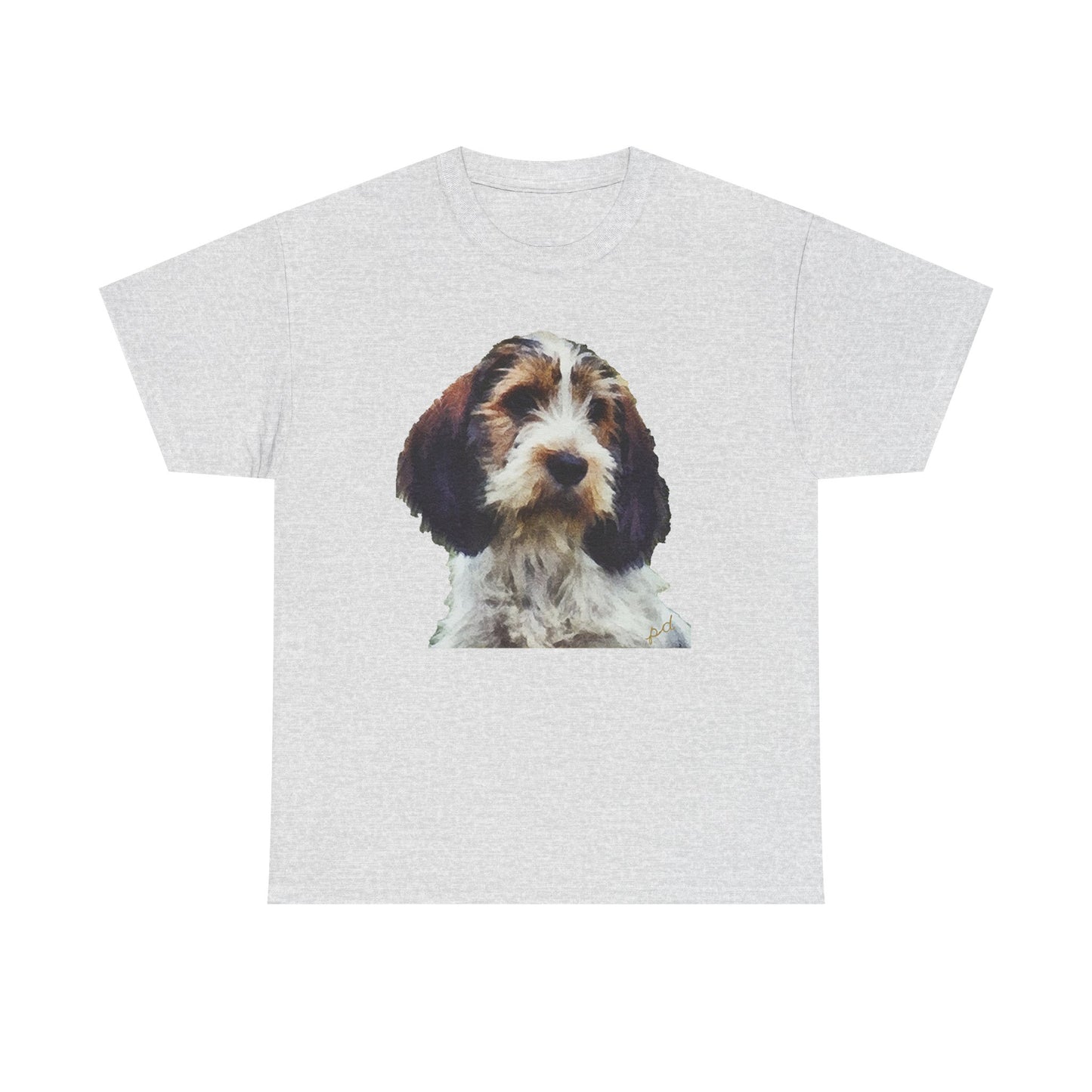 Petit Basset Griffon Unisex Heavy Cotton Tee