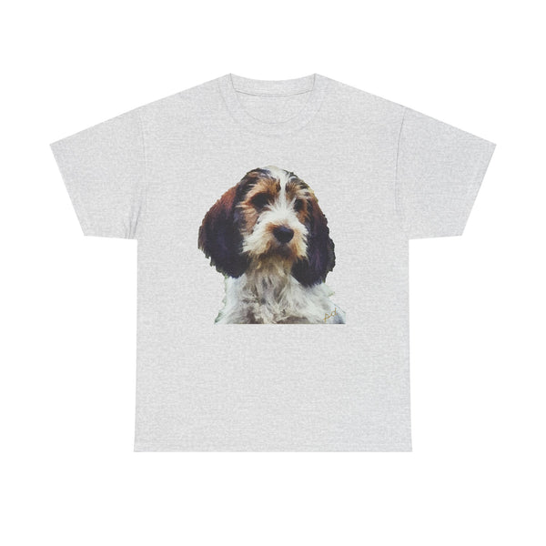 Petit Basset Griffon Unisex Heavy Cotton Tee