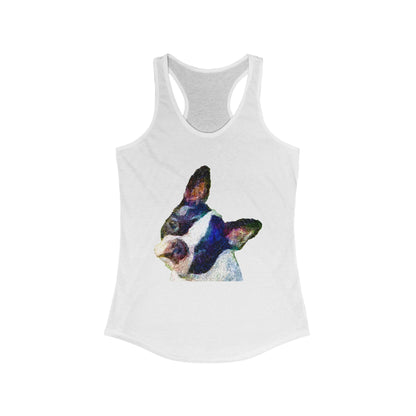 Boston Terrier 'Skipper' Women's Racerback Tank