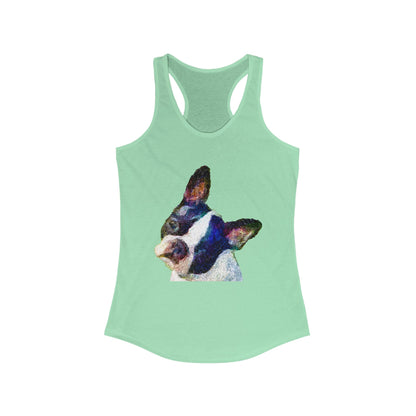 Boston Terrier 'Skipper' Women's Racerback Tank