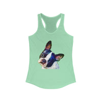 Boston Terrier 'Skipper' Women's Racerback Tank