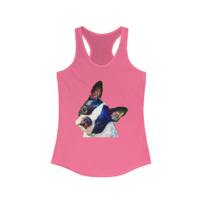 Boston Terrier 'Skipper' Women's Racerback Tank