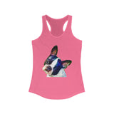 Boston Terrier 'Skipper' Women's Racerback Tank