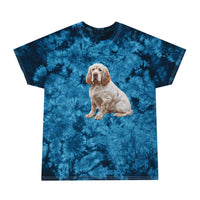 Clumber Spaniel -Tie-Dye Tee, Crystal