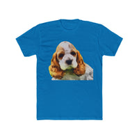 Cocker Spaniel 'Hogan' Men's Fitted Cotton Crew Tee