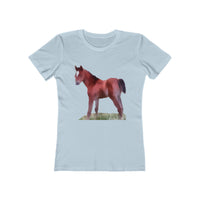 Horse 'Contata' Women's Slim Fit Ringspun Cotton T-Shirt