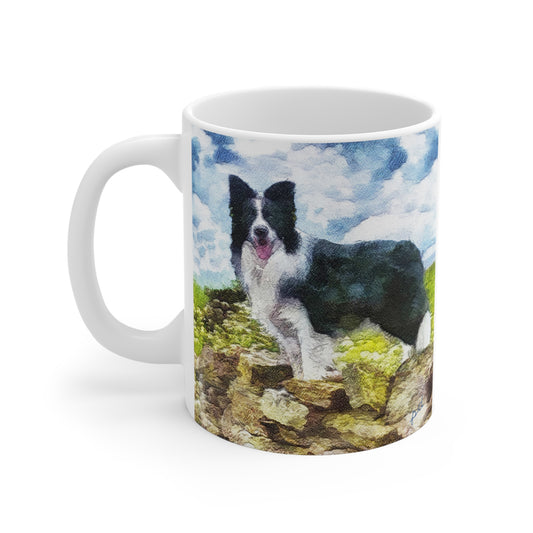 Border Collie Ceramic Mug 11oz