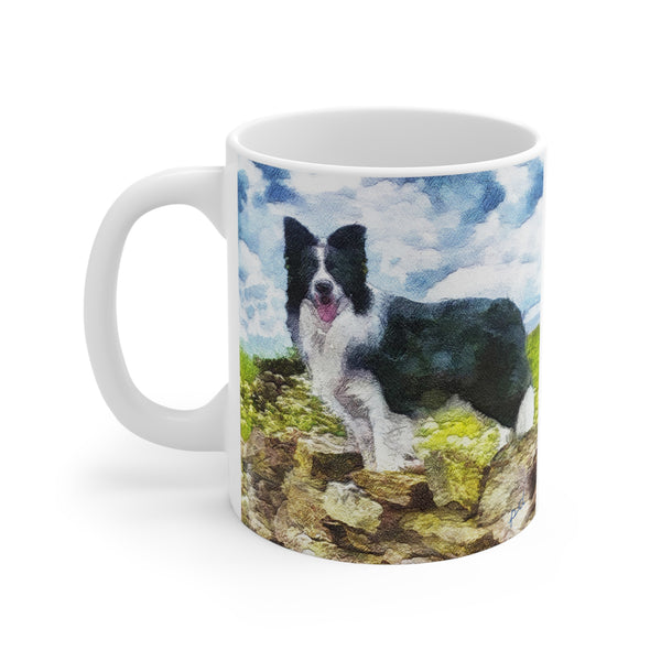 Border Collie Ceramic Mug 11oz