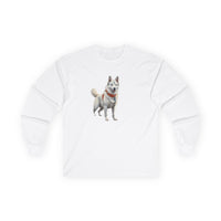 Yakutian Laika Unisex Classic Cotton Long Sleeve Tee