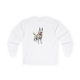 Yakutian Laika Unisex Classic Cotton Long Sleeve Tee