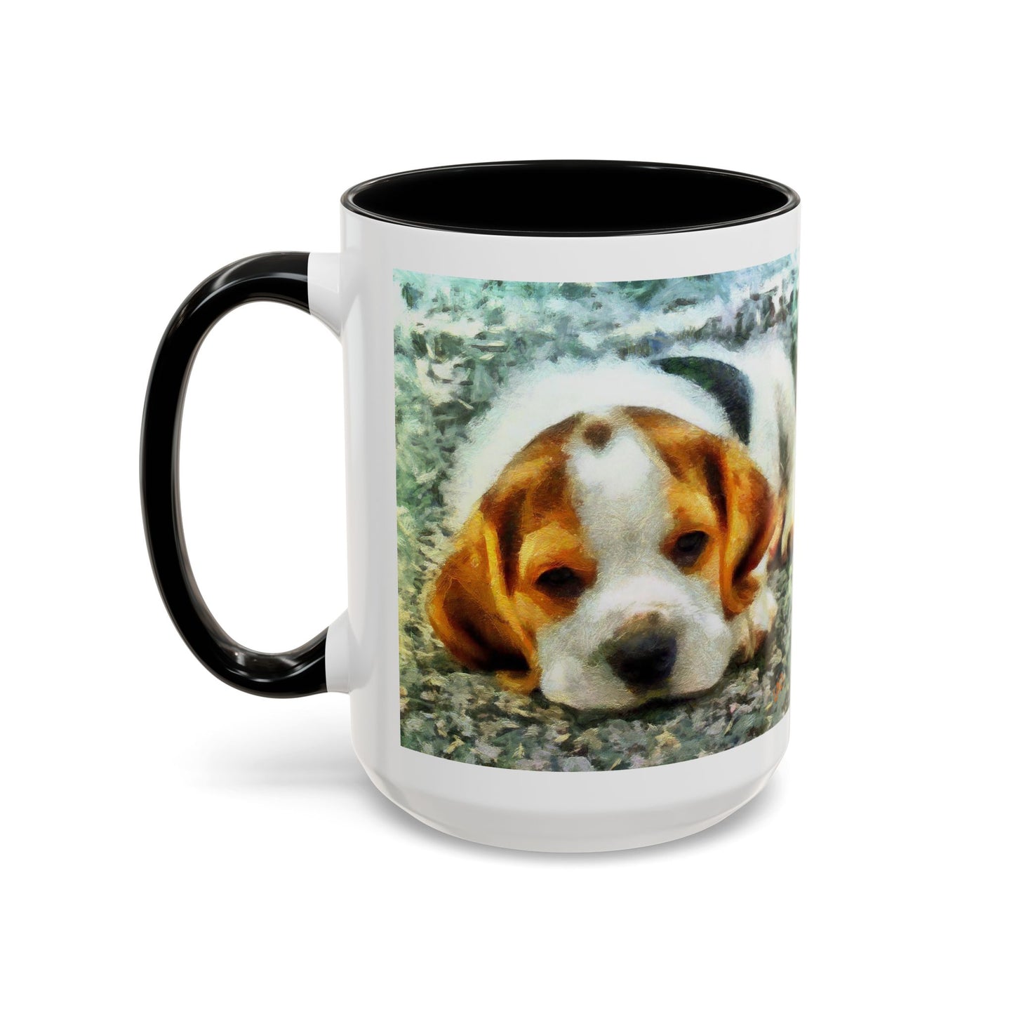 English Foxhound 'Sacha' Accent Coffee Mug