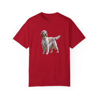 English Setter #4 - Unisex Garment-Dyed T-shirt