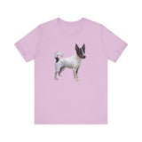 Japanese Terrier Unisex Jersey Tee - A Luxe Attire for Dog Lovers