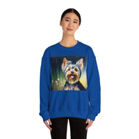 Yorkie #3 50/50 Crewneck Sweatshirt