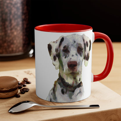 Dalmatian 'Impressionism' Accent Coffee Mug, 11oz