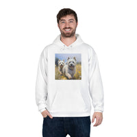 Cairn Terriers  -  Unisex Cotton Blend Fleece Lined Hoodie Sweatshirt