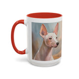 Xoloitzcuintli 'Mexican Hairless' - Ceramic Accent Coffee Mug (11, 15oz)