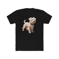 Sealyham Terrier Men's Fitted Cotton Crew Tee