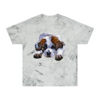 Saint Bernard 'Sontuc' Unisex Cotton Color Blast T-Shirt
