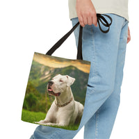 Dogo Argentino Tote Bag (AOP)