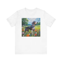 Bluetick Coonhound -- Unisex Jersey Short Sleeve Tee