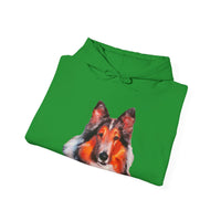 Rough Coated Collie Love Unisex Hoodie