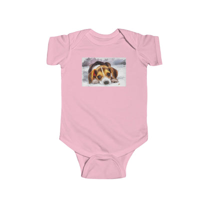 Beagle '#1' Infant Fine Jersey Bodysuit