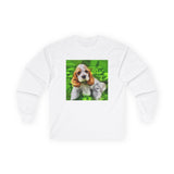 Cocker Spaniel "Hogan" Unisex Cotton Long Sleeve Tee