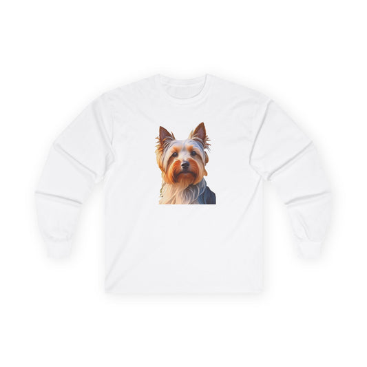 Silky Terrier Unisex Classic Cotton Long Sleeve Tee