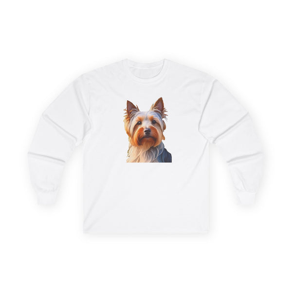 Silky Terrier Unisex Classic Cotton Long Sleeve Tee