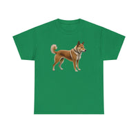 Shikoku - Japanese Hunting Dog Unisex Heavy Cotton Tee