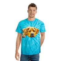 Boerboel Unisex Cotton Tie-Dye Tee, Cyclone