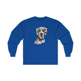 Dalmatian Unisex Cotton Long Sleeve Tee