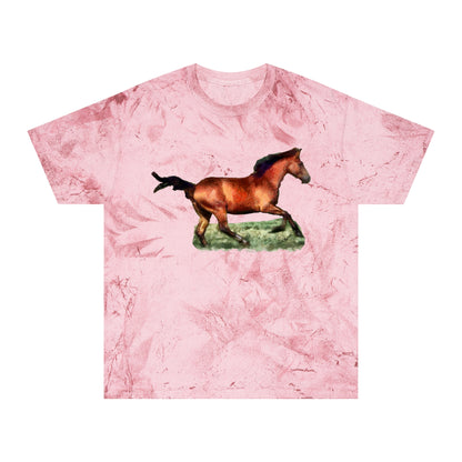 Horse 'Sam' Unisex Cotton Color Blast T-Shirt